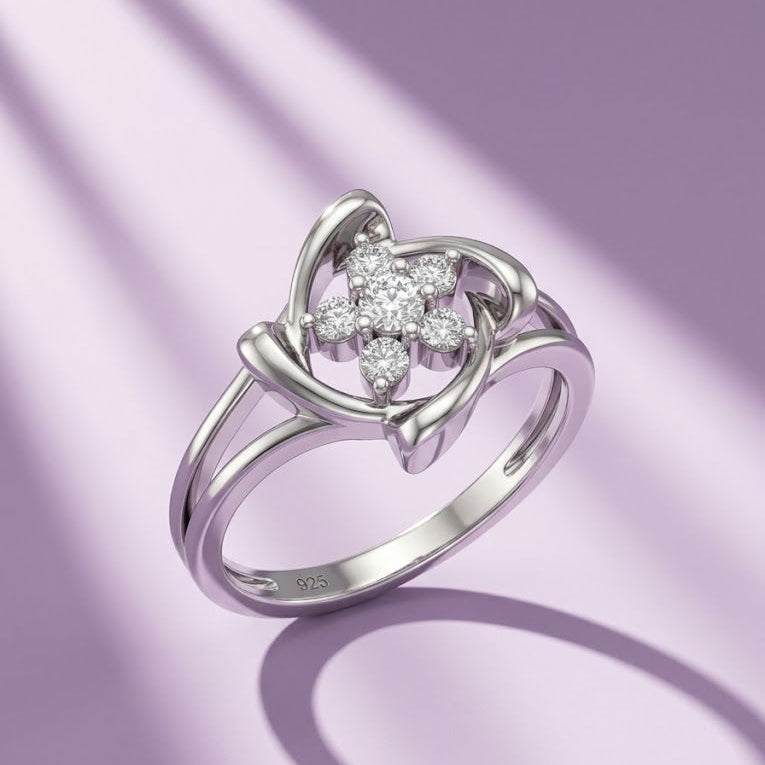 Flowing Bloom Ring